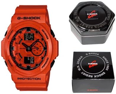 Bathbear Casio G Shock Ga150A-4A Coral Red Xl Brand New Retail Box Usa 2012 Collection