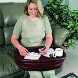 Lapp Topper Vinyl & Plastic Lap Desk (Burgundy) (5H x 23W x 16D)