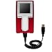 Electronics : Coiled Power Hot Sync and Charge USB Data Cable w/ Tip Exchange for the iRiver H10 20GB - Gomadic Brand