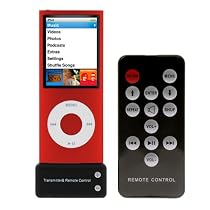 Black Wireless Remote Control for Apple iPod Nano 1st, 2nd, 3rd, 4th Generation, Itouch Touch 1st, 2nd Generation, Video, Classic MP3 Player