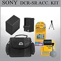 Accessory Kit for the Sony SR42 SR45 SR62 SR65 SR82 SR85 Handycam Camcorder