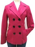 Guess Wool Pea Coat, Jacket, Pink, Large, Mw901