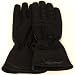 Men's Long Leather Biker Gloves W Rain Cover, Large