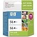 HP 56 Twinpack Black Ink Cartridge