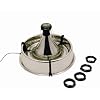 Drinkwell 360 Stainless Steel Fountain (Silver)