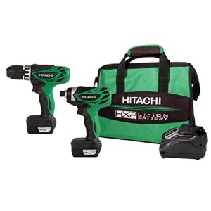 Factory-Reconditioned Hitachi KC10DFLRHIT 12V Li-Ion Micro Cordless Peak Driver Drill and... by 