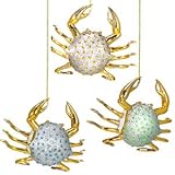 Christmas Crab Ornament Set