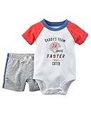 カーターズ Carter's ボディスーツ + ショートパンツ セット 2-Piece Bodysuit & Short Set 3M (55-61cm)