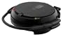 George Foreman GRP106QPGB 360 Electric Nonstick Round-Shaped Grill with 5 Interchangeable Grill Plates, Black