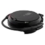 George Foreman GRP106QPGB 360 Electric Nonstick Round-Shaped Grill with 5 Interchangeable Grill Plates, Black