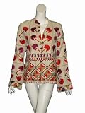 TORY BURCH Pokhara Embroidered Tunic Top