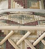 King Log Cabin Quilt