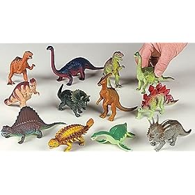 6 Pc Assorted Dinosaurs - Toys 5-8