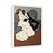BLACK MAN/WHITE WOMAN - Canvas - Medium - 30x45cm