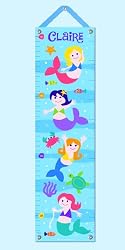 Mermaids Personalized Growth Chart