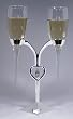 Two Trails Become One Road Champagne Glass Set