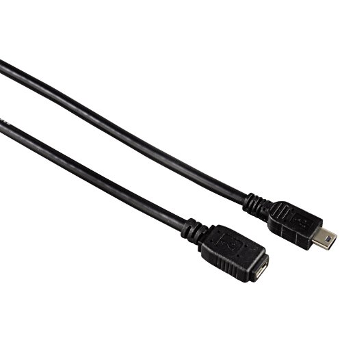 Hama 0.75m Mini USB 2.0 Extension Cable (mini B-Plug mini B-Socket) Hama 0.75m Mini USB 2.0 Extension Cable (mini B-Plug mini B-Socket)