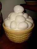 Vintage Metlox Egg Basket Cookie Jar