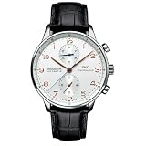 IWC Portuguese Chrono Automatic Steel Black Mens Watch IW371401 by IWC