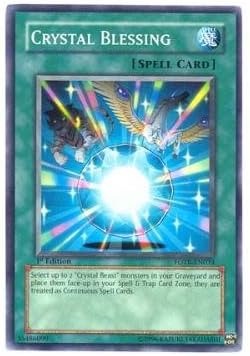 YuGiOh Force of the Breaker Crystal Blessing FOTB-EN034 Common [Toy]