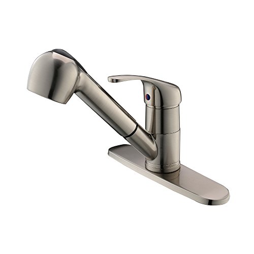 Sale!! VAPSINT Single Handle Pull Down Kitchen Faucet Pull Out Sprayer