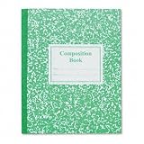 Grade School Ruled Composition Book, 9-3/4x7-3/4, WE/GN, 50 Pages