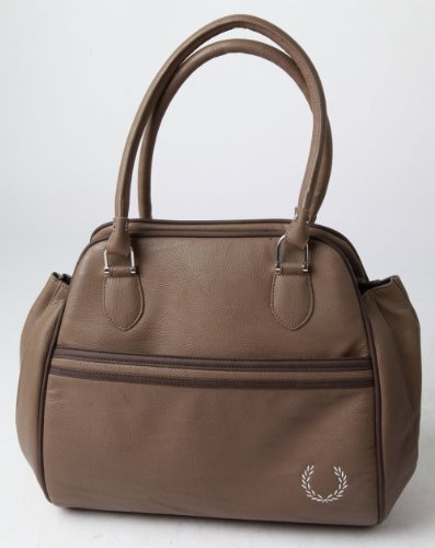 Fred Perry Fossil Tan Bowling Bag
