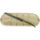 Laguiole Bread Knife with Guided Cutting Board