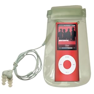 Thumbs Up iSwim - Waterproof mp3 case and earphone (iPod not included)
