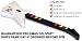 Brand New 10 Fret Button PS2 / Playstation 2 / PSone / Rock Guitar for Guitar Hero / Heros I, II, III, 1, 2, 3