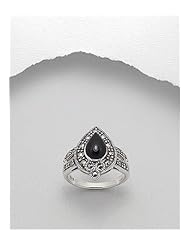 Marcasite Ring In 92.5 Sterling Silver