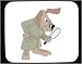 Mouse Pad with eye, private, dog, magnifying, detective, glass