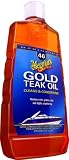 Meguiar's M4616 Gold Teak Oil - 16 oz