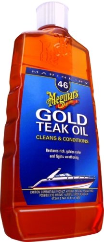 Meguiar's M4616 Gold Teak Oil - 16 oz