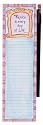 Wellspring Inspirational Magnetic Refrigerator Note Pad with Pencil, Christian Servants Heart, Rejoice in Every Day of Life