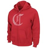Cincinnati Reds 'Red Stockings' Red Silver Era Retro Logo Full-Zip Hooded Sweatshirt