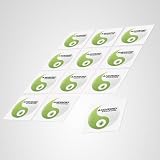 NFC Tags 12 Sticker | NFC adesivi Tag | 1K RFID Chip Tag | per gli smartphone NFCdi Androidbands