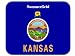 US State Flag - Summerfield, Kansas (KS) Mouse Pad