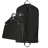 from HANGERWORLD 40 SUIT COVER CARRIER BAG FOR TRAVEL- With Handles & Stud Fastening