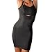 Curvi Shapewear W-Y-O-B No Bra Full Body Firm Control Shaping Full Body Slip FBNB001 (XXL, Black)