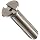 Stainless Steel 18-8 Machine Screw, Vented Flat Head, Slotted Drive (Metric)