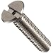 Stainless Steel 18-8 Machine Screw, Vented Flat Head, Slotted Drive (Metric)