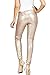 ColorMC Women's Sequin Covered Knit Skinny Pants
