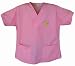 WVU Pink Scrubs Tops SHIRT West Virginia University For HER -Officially Licensed NCAA College Logo Apparel Unique GIFT Ideas For Mom Nurses Ladies Students Graduation