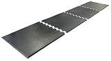 Foot-Rest - Interlocking Rubber Anti-Fatigue Mat - Black in color - 1/2 x 28 x 31