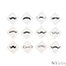 Mustache Party Tattoos- 36 Count, 39/2197