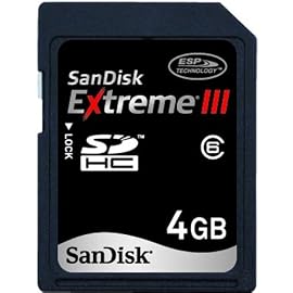 SanDisk EXTREMEIII SDHCメモリーカード 4GB SDSDRX3-4096-903 SDSDRX3-4096-903