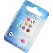 14 Gauge 8 Wave Ball Interchangeable Barbell Pack