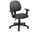 Boss Leather Plus Posture Task Chair with Adj Arms