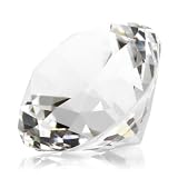 Emitations Gems: Clear Diamond Shape Glass Decoration - 30mm